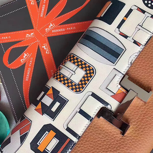 上質新作 HERMES エルメス財布コピー 超上品 コンスタンスロング 長財布グリアスファルトS金具