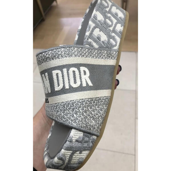 ディオール サンダル コピー 日本未入荷  2020 SS DIOR★DWAY SLIDE IN EMBROIDERED COTTON 各色