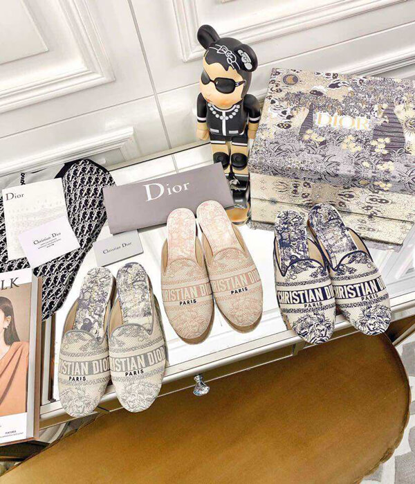 ディオール サンダル コピー Dior ザイン ミュール レディース COTTON MULE