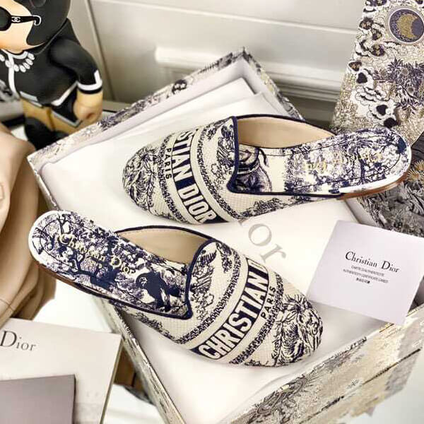 ディオール サンダル コピー Dior ザイン ミュール レディース COTTON MULE