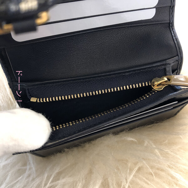 ディオール 財布 コピー Dior Saddle 三つ折りウォレット ブルー  S5621CTZQ_M928