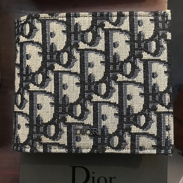 ディオール 財布 コピー DIOR ジャカード コンパクト ウォレット ブランド型番2OBBH027YSE_H05E