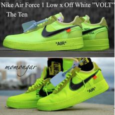 オフホワイト パーカー 偽物 超限定♪[Nike x OFF WHITE] Air Force 1 Low "Volt" The Ten