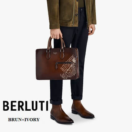  Berluti ベルルッティスーパーコピー BERLUTI★新作UN JOUR MINI レザーブリーフケース