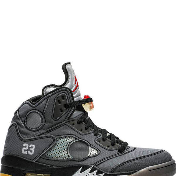 ナイキ スニーカー コピー Nike Jordan 5 Retro Off-White Black ジョーダン 3 レトロ CT8480-001