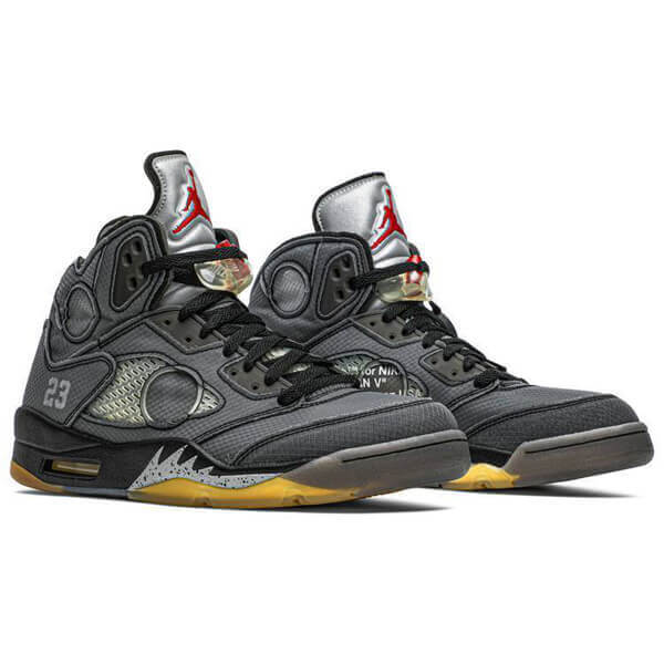 ナイキ スニーカー コピー Nike Jordan 5 Retro Off-White Black ジョーダン 3 レトロ CT8480-001