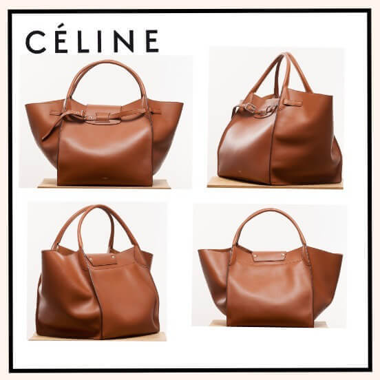 セリーヌ 偽物 ビッグバッグ タンCELINE ミディアム 収納力抜群♪182863BCJ.28BD