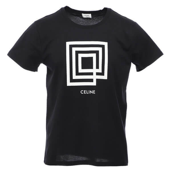 セリーヌ tシャツ 偽物 CELINE クルーネック LABYRINTHE INVITATION SHOW 2X308605G.38AW