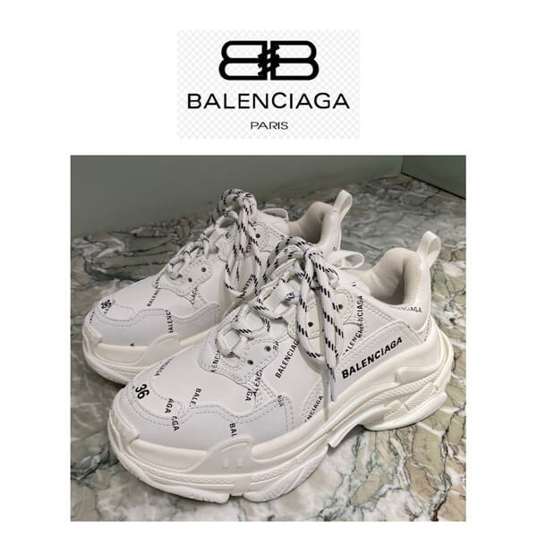 バレンシアガ トリプルs スーパーコピー BALENCIAGA ロゴいっぱいトリプルS