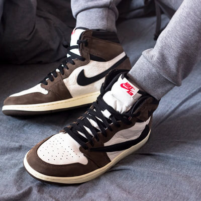 即日配送 Nike Jordan 1 Retro High Cactus Jack Travis Scott【スーパーコピー】