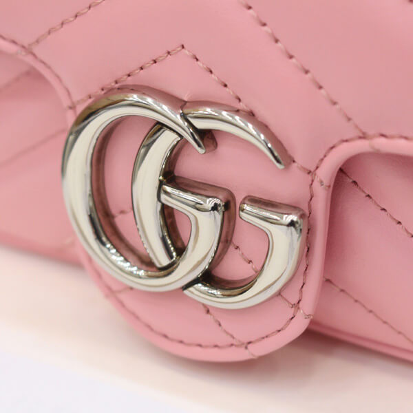 GUCCI ショルダーバッグ コピー GGマーモント スモール ショルダーバッグ パステル447632 DTD1Y 5815