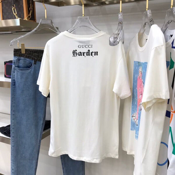 gucci tシャツ スーパーコピー Garden グッチ ガーデン Tシャツ フィレンツェコットンジャージー