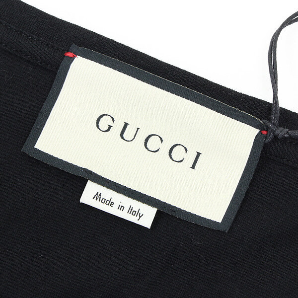 guccitシャツコピー  グッチ tシャツ ロゴ カットソー グレー ブラック441685