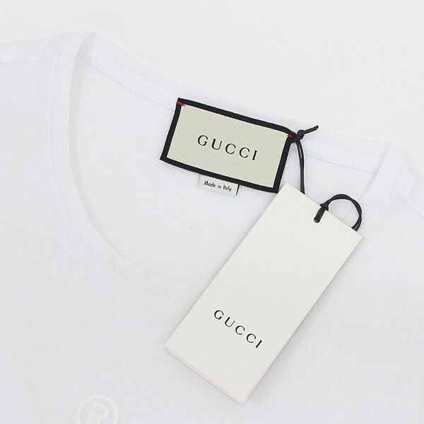 guccitシャツコピー  グッチ tシャツ ロゴ カットソー グレー ブラック441685