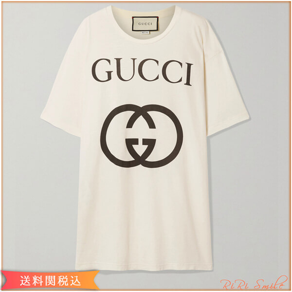  guccitシャツコピー  グッチ tシャツ ロゴ インターロッキング GG ロゴ オーバーサイズ