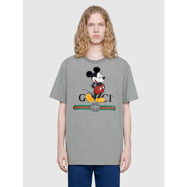 DISNEY (ディズニー) x GUCCI グッチ Tシャツ 偽物 オーバーサイズ 3色 565806 XJB66 9756