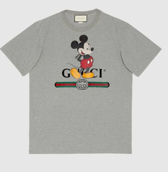 DISNEY (ディズニー) x GUCCI グッチ Tシャツ 偽物 オーバーサイズ 3色 565806 XJB66 9756