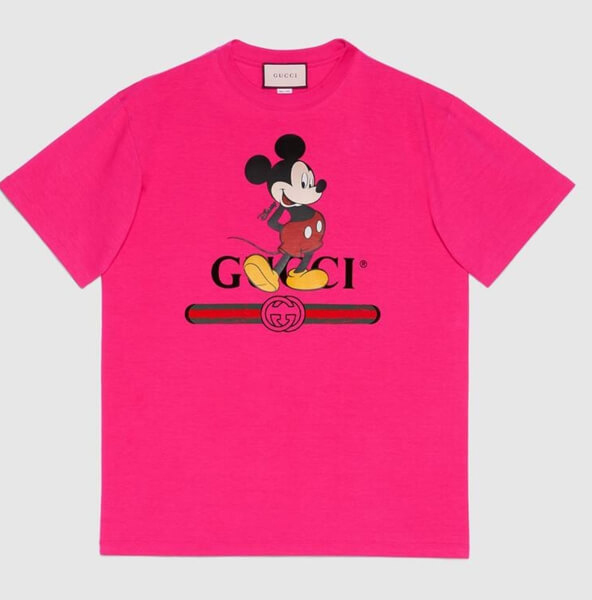 DISNEY (ディズニー) x GUCCI グッチ Tシャツ 偽物 オーバーサイズ 3色 565806 XJB66 9756