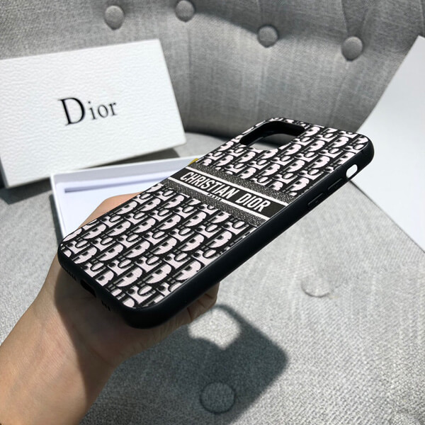 dior iphoneケース コピー ディオール オブリーク カーフスキン IPHONE XSケース