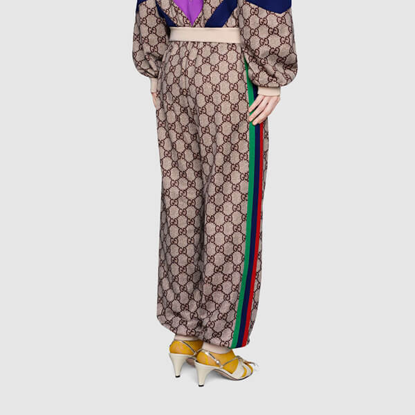 グッチ パンツ コピー GUCCI GGスプリームプリント ジョギングパンツ