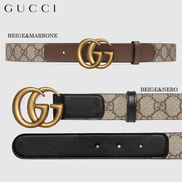 累積売上総額第１位グッチ ベルト コピー 【GUCCI★20春夏】GG BELT W DOUBLE G BUCKLE 625839 92TLT 9769