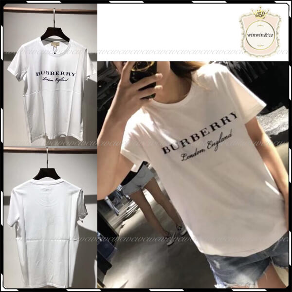 Burberry◆バーバリー Tシャツ コピー プリンティッド コットン