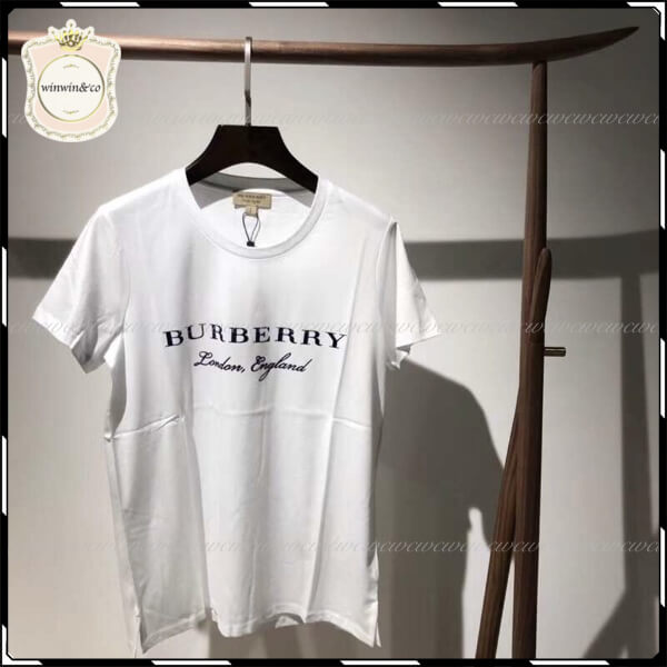 Burberry◆バーバリー Tシャツ コピー プリンティッド コットン