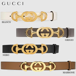 累積売上総額第１位グッチ ベルト コピー ズゥミレザー ベルト【GUCCI★20春夏】BELT WITH INTERLOCKING G 550122 AP00G 1275