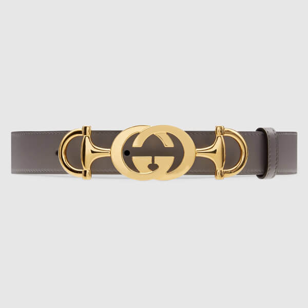 累積売上総額第１位グッチ ベルト コピー ズゥミレザー ベルト【GUCCI★20春夏】BELT WITH INTERLOCKING G 550122 AP00G 1275