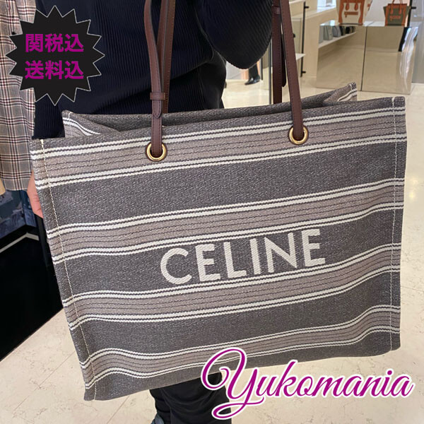 【CELINE】NEW♪セリーヌ キャンバス トートバッグ コピー VERTICAL CABAS CELINE 192172CE3.08GR