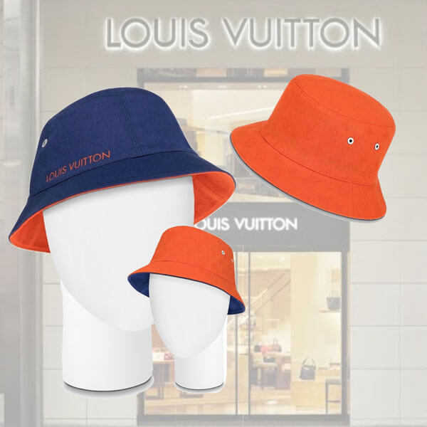 入手困難★SS20 LOUIS VUITTON ルイヴィトン キャップ コピー モノグラムデニムボブ リバーシブル M76210