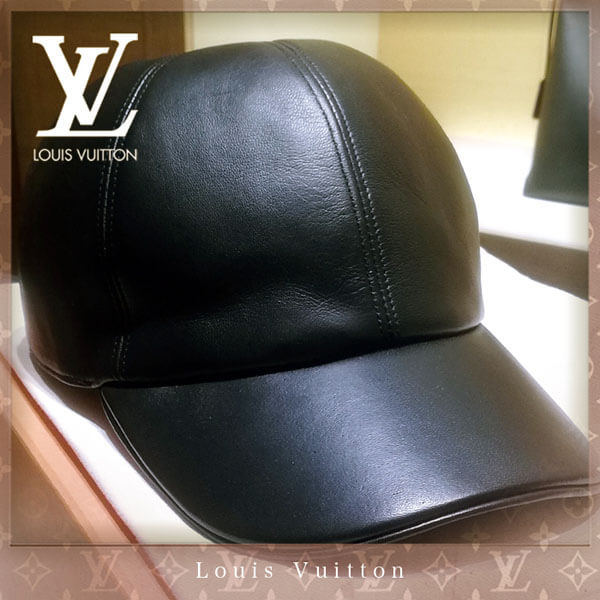 【20SS新作】LOUIS VUITTON ルイヴィトン キャップ コピー☆レザ−キャップ☆ブラック 帽子 大人気 MP2428