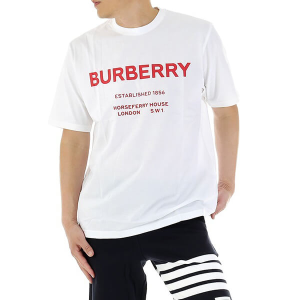 バーバリー Tシャツ コピー BURBERRY／ORSEFERRY PRINT COTTON T-SHIRT