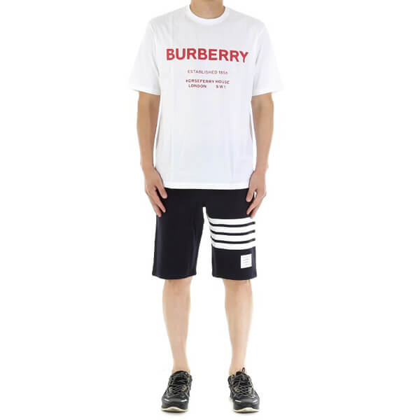 バーバリー Tシャツ コピー BURBERRY／ORSEFERRY PRINT COTTON T-SHIRT