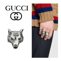 グッチ  リング コピー GUCCI★ウルフヘッド シルバー リング 476900 J8400 ...