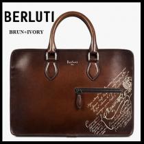  Berluti ベルルッティスーパーコピー BERLUTI★新作UN JOUR MINI レザーブリーフケース