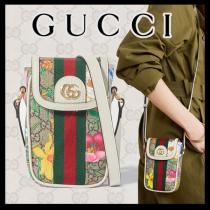 グッチ スマホケース 偽物  GUCCI オフィディア GGフローラ スマホケース ショルダーバ...