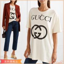  guccitシャツコピー  グッチ tシャツ ロゴ インターロッキング GG ロゴ オーバーサイズ