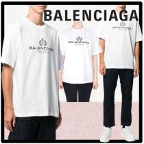 バレンシアガ tシャツ 偽物 BALENCIAGA tシャツ ロゴ LOGO T-SHIRT 594579TGV609000