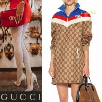 【GUCCI】グッチ コピー お洒落な GGテクニカルジャージー ワンピース