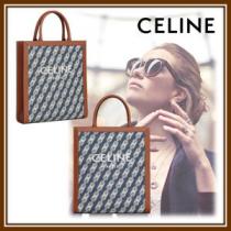 CELINE セリーヌ キャンバス トートバッグ コピー 新作トリオンフ キャンバス&カーフスキ...