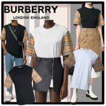 バーバリー Tシャツ コピー★BURBERRY★Vintage Check Detail Cot...