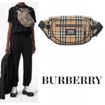 ★BURBERRY バーバリー ウエストポーチ コピー ヴィンテージチェック ベルトバッグ 80...