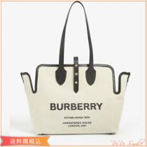 BURBERRY バーバリー トートバッグ コピー キャンバス トート ロゴ ラージ キャンバス...