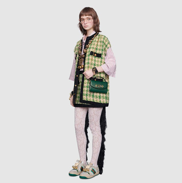 2019AW【GUCCI】グッチスーパーコピー ズゥミ ミニ ショルダーバッグ グリーン