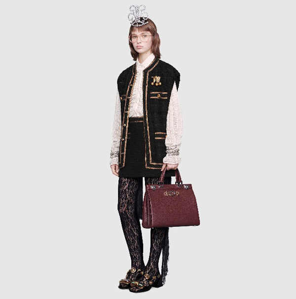 2019AW【GUCCI】グッチスーパーコピー ズゥミ ミディアム トップハンドルバッグ