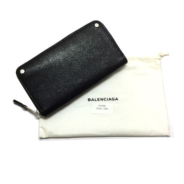 バレンシアガ 財布 コピー BALENCIAGA 長財布 541996_CU504_1000 ブラック（新品）