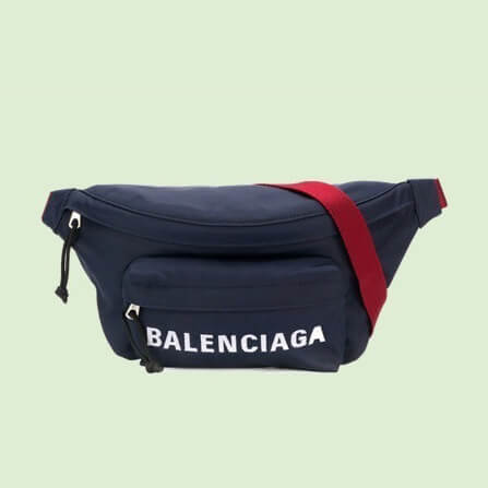 バレンシアガ ベルトバッグ 偽物  ナイロン BALENCIAGA ロゴ ベルトパック BELTBAG