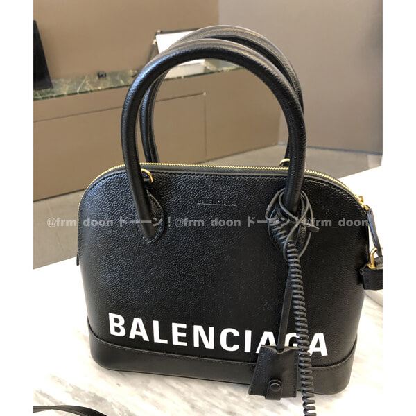 バレンシアガ トート 偽物 ロゴ BALENCIAGA 2020SS ヴィル トップ ハンドル XXS