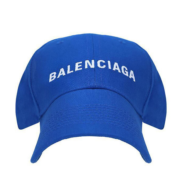  バレンシアガ キャップ 偽物 Balenciaga ギャバジン ベースボールキャップ ロゴが前面に刺しゅうされています590758410B24277